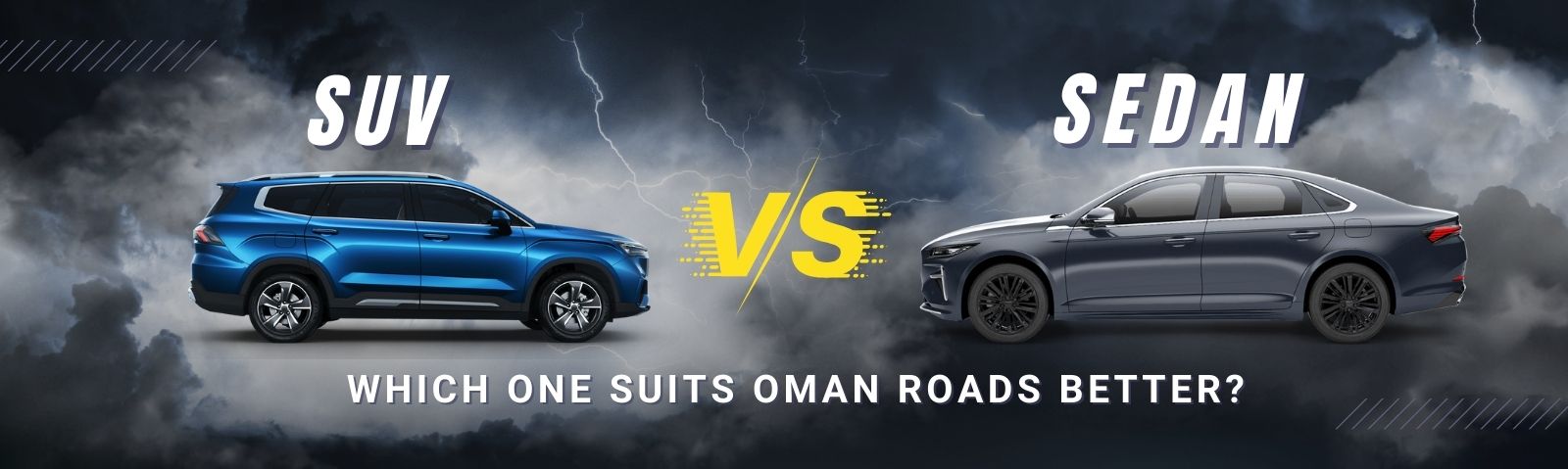 SUV or Sedan Which One Suits Oman Roads Better
